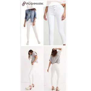 NWT Madewell 9” Mid-Rise Skinny Jeans White 26
